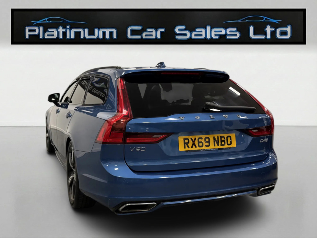 Volvo V90 D4 R-design Plus RX69NBO Blue #6