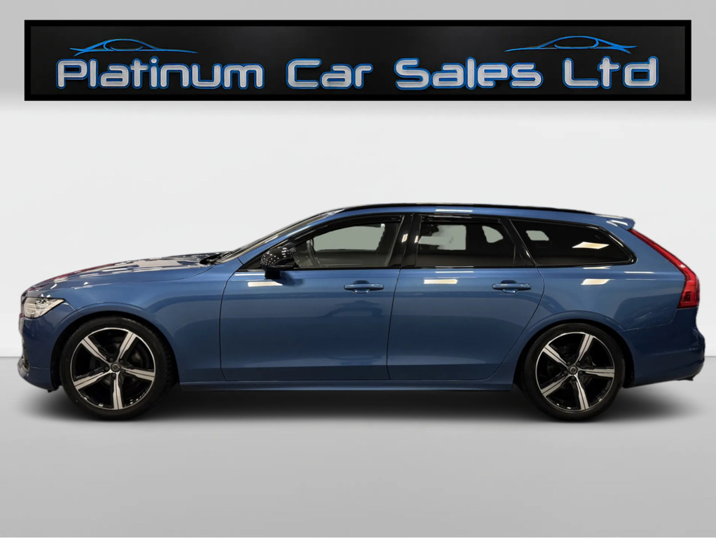 Volvo V90 D4 R-design Plus RX69NBO Blue #4