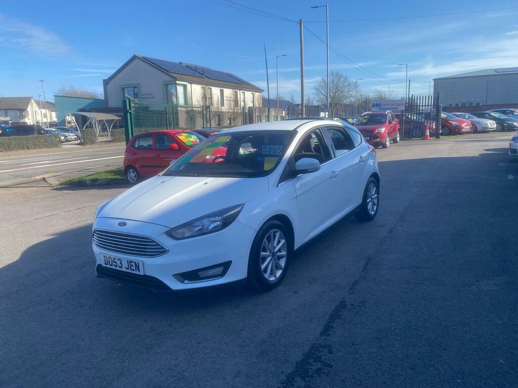 Ford Focus 1.6 Tdci Titanium Euro 5 Ss DO53JEN White #5