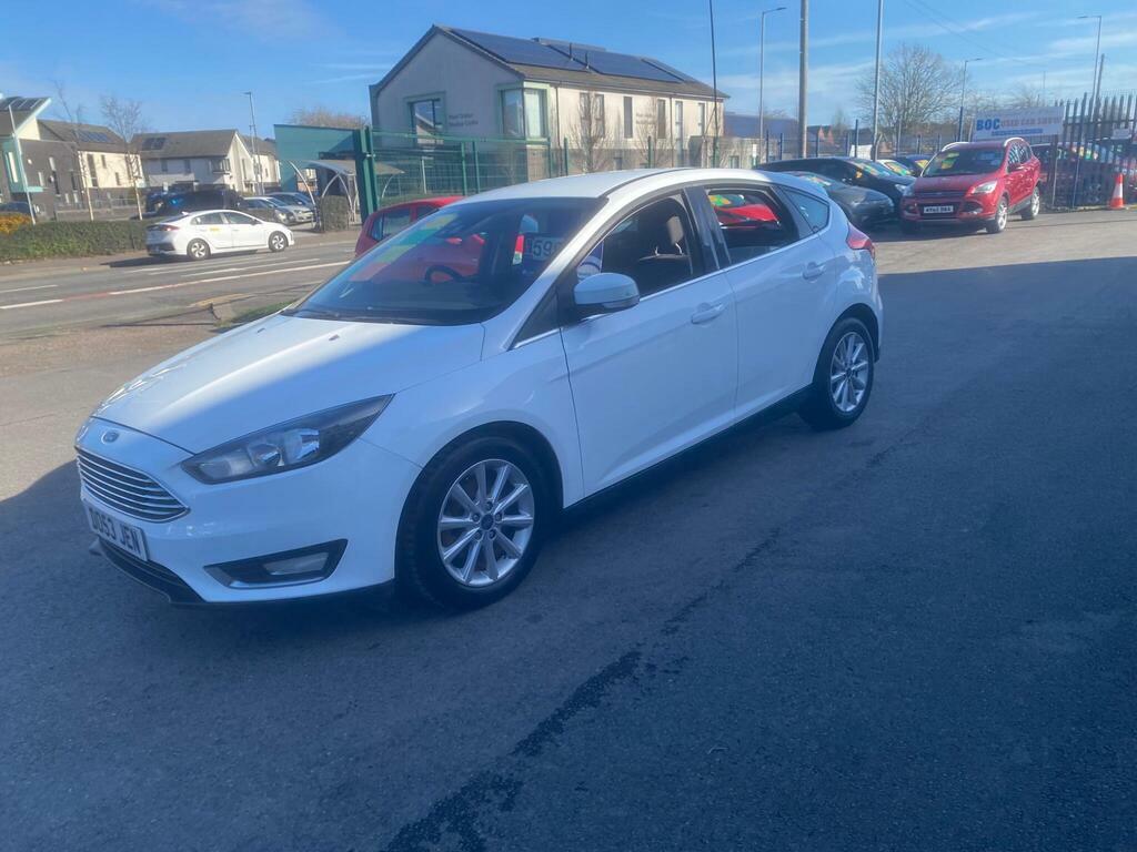 Ford Focus 1.6 Tdci Titanium Euro 5 Ss DO53JEN White #6