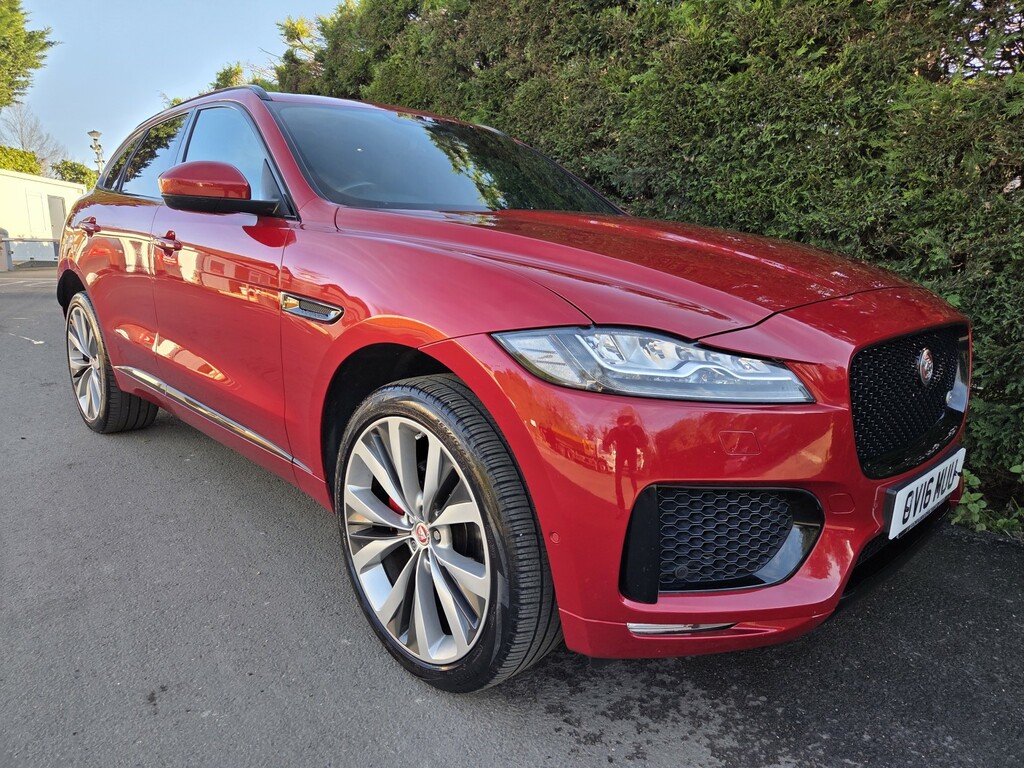 Jaguar F-Pace Suv 3.0 D300 V6 S 2016 OV16MUU Red #2