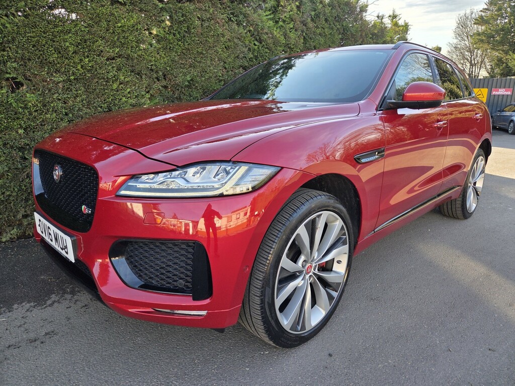 Jaguar F-Pace Suv 3.0 D300 V6 S 2016 OV16MUU Red #4