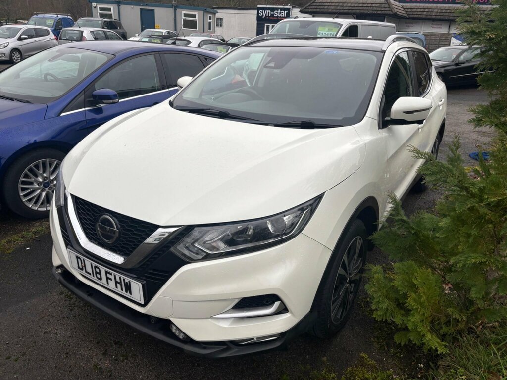 Nissan Qashqai 1.5 Dci N-connecta Euro 6 Ss DL18FHW White #3
