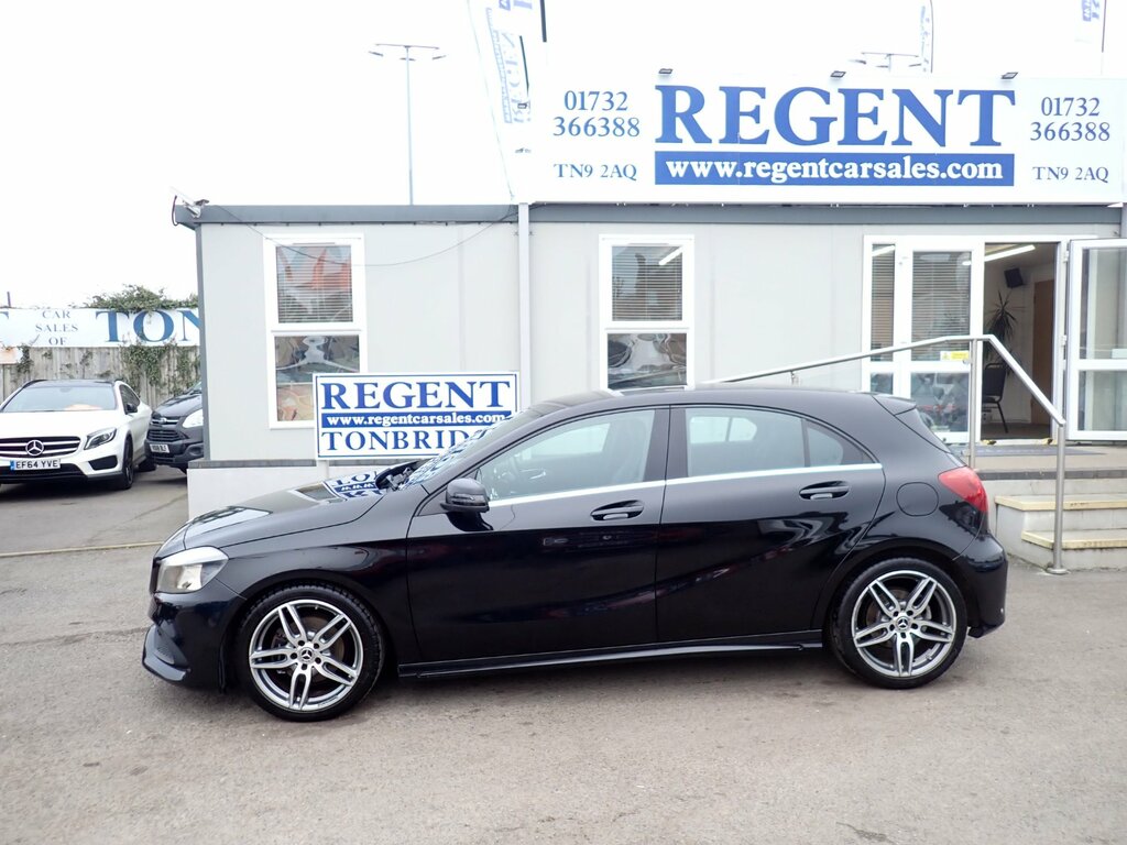 Mercedes-Benz A Class 1.5 A180d Amg Line Hatchback Eur EK67BJJ Black #5