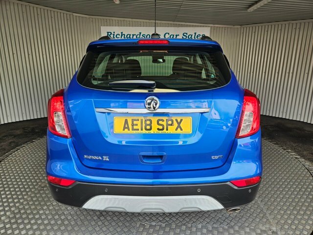 Vauxhall Mokka X 1.6 Cdti Design Nav Suv Euro 6 AE18SPX Blue #4