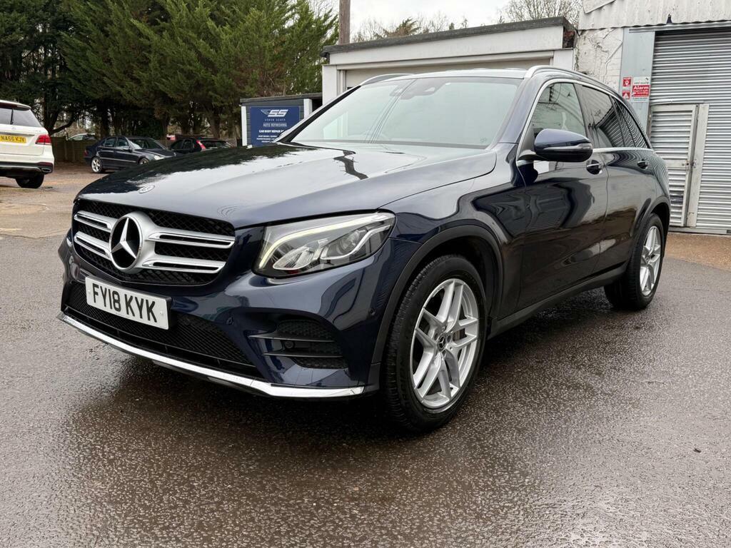 Mercedes-Benz GLC Class 2.1 Glc250d Amg Line G-tronic 4Matic Euro 6 S S FY18KYK Blue #5