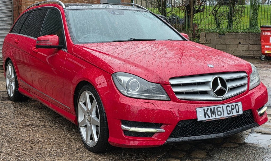 Mercedes-Benz C Class 2.1 Cdi Blueefficiency Sport Edition 125 G-tronic Red