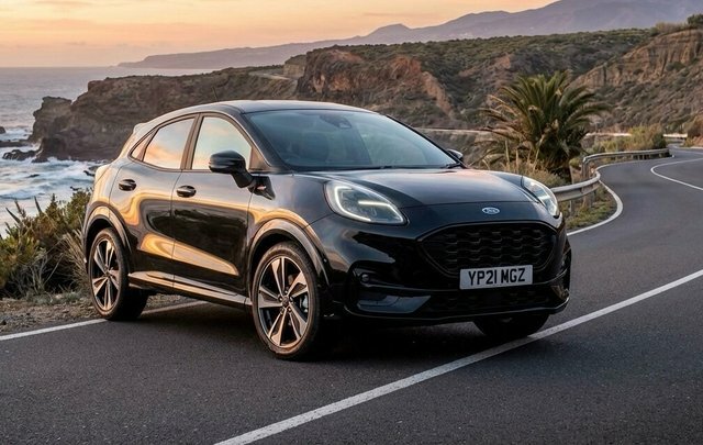 Ford Puma 2021 1.0T Ecoboost Mhev St-line Suv Man Black