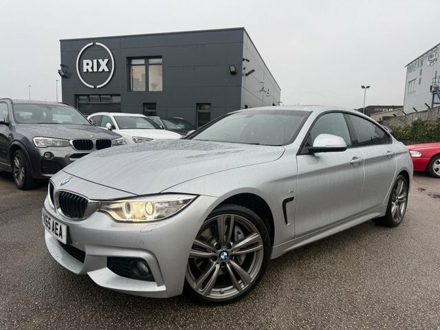 BMW 4 Series Gran Coupe 435D M Sport Hatchback YK65AEA Silver #2