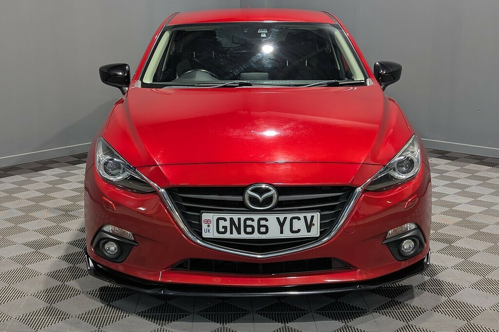 Mazda 3 2.0 Skyactiv-g Sport Black Hatchback Ma GN66YCV Red #5