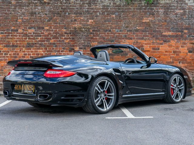 Porsche 911 3.8 997 Turbo Cabriolet Pdk Awd 268 G Black #3