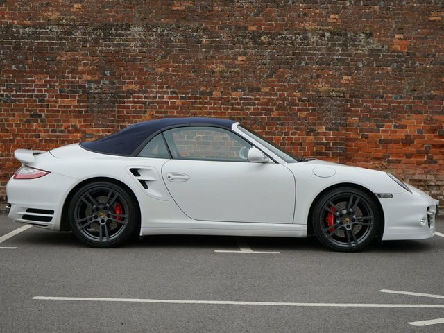 Porsche 911 3.8 997 Turbo Cabriolet Pdk Awd 268 G White #6