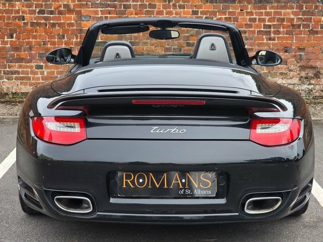 Porsche 911 3.8 997 Turbo Cabriolet Pdk Awd 268 G Black #4