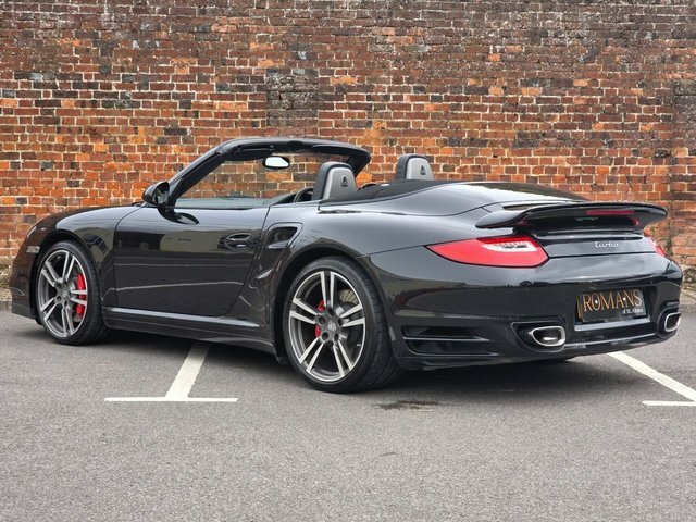 Porsche 911 3.8 997 Turbo Cabriolet Pdk Awd 268 G Black #3