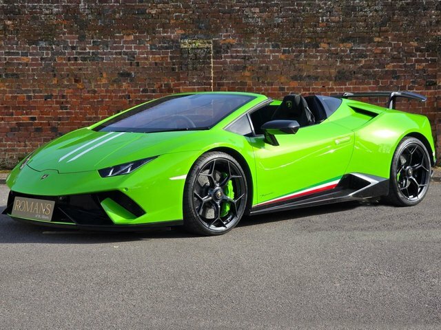 Lamborghini Huracan 5.2 V10 Lp 640-4 Performante Spyder Ldf Green
