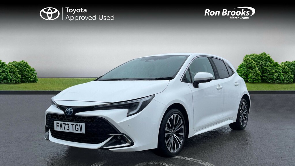 Toyota Corolla 1.8 Vvt-h Design Cvt Euro FM73TGV White #3
