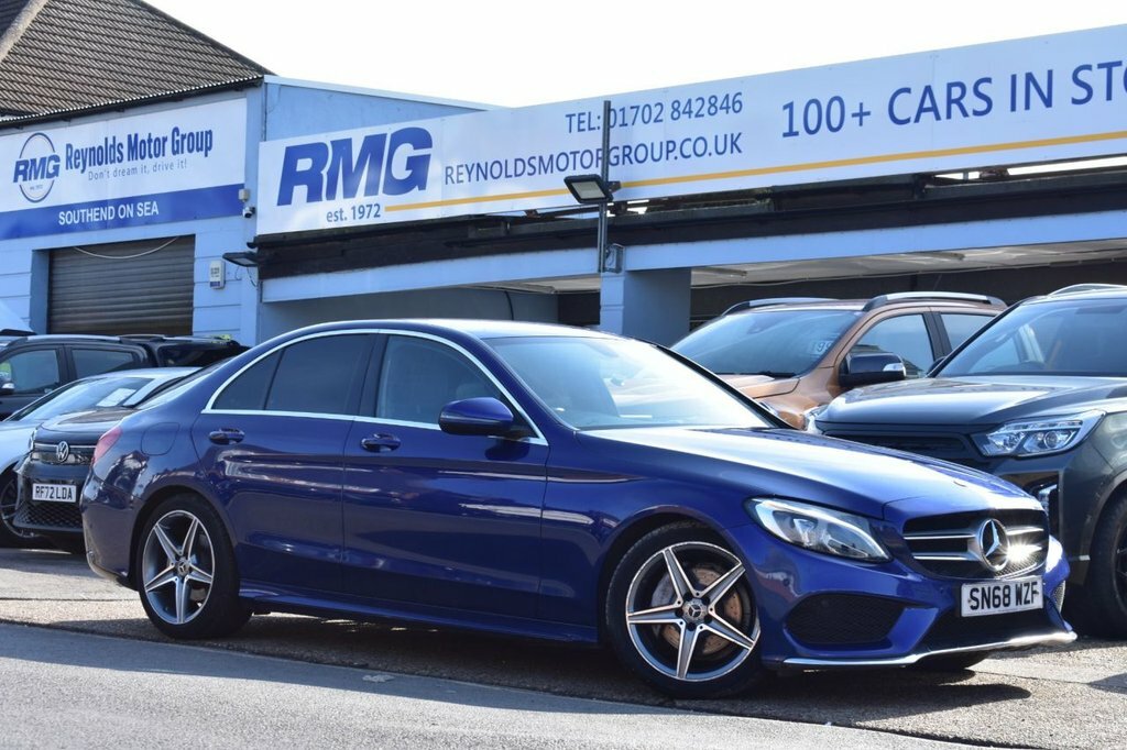 Mercedes-Benz C Class 2L Amg Line SN68WZF Blue #3
