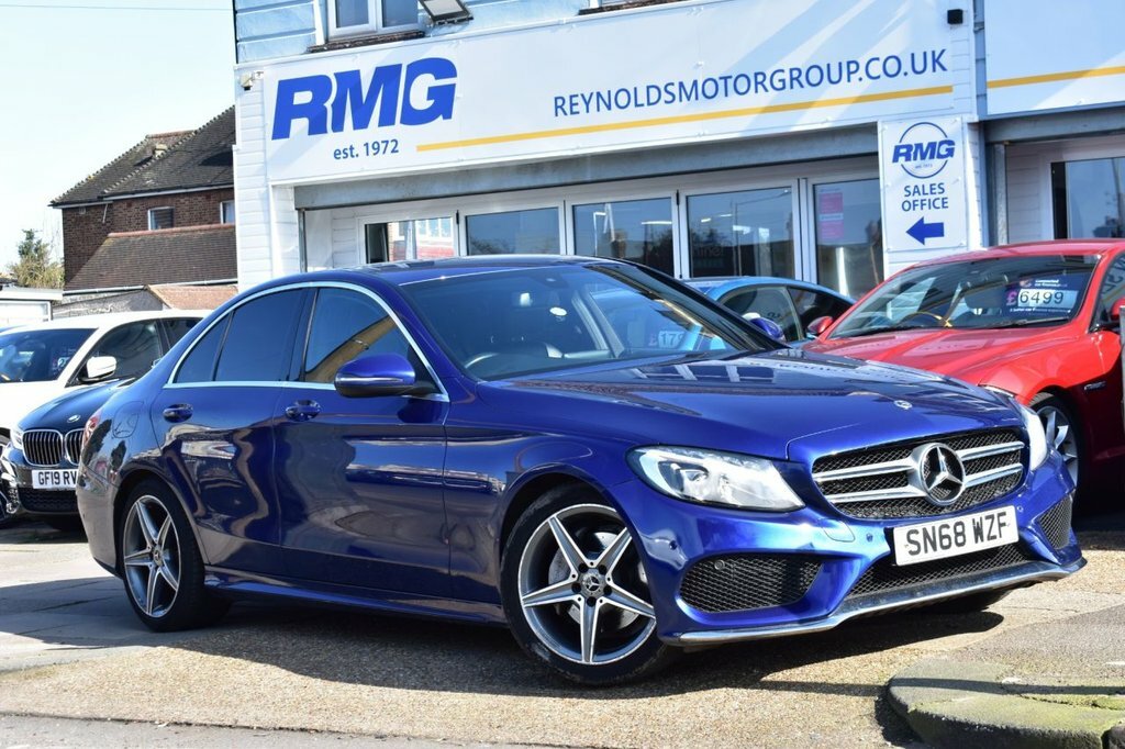 Mercedes-Benz C Class 2L Amg Line Blue