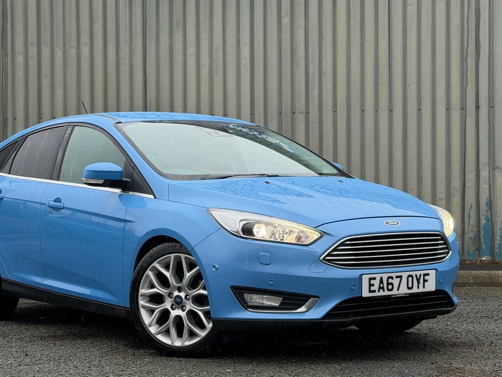 Ford Focus 1.5 Tdci Titanium X Euro 6 Ss EA67OYF Blue #2