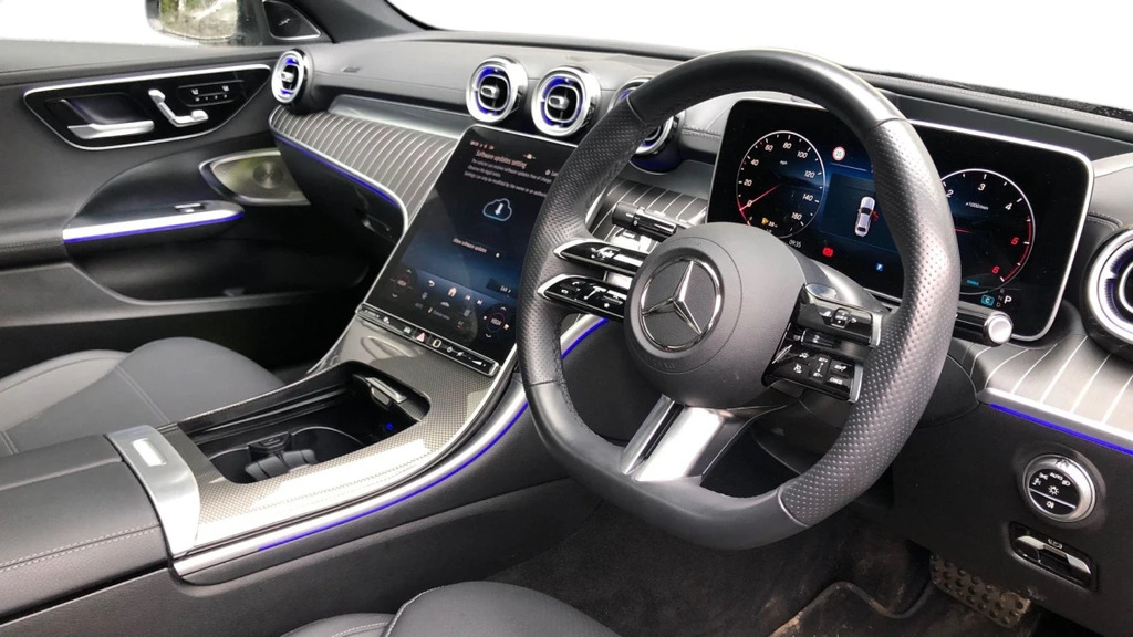 Mercedes-Benz C Class C 220 Amg Line Prem D M KT74FWF Grey #3
