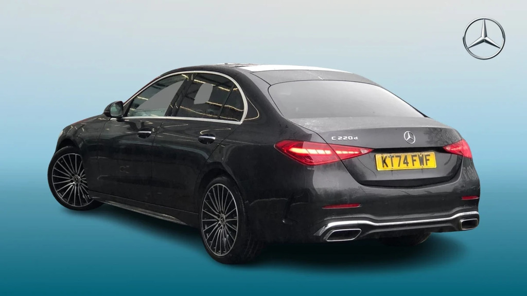 Mercedes-Benz C Class C 220 Amg Line Prem D M KT74FWF Grey #2