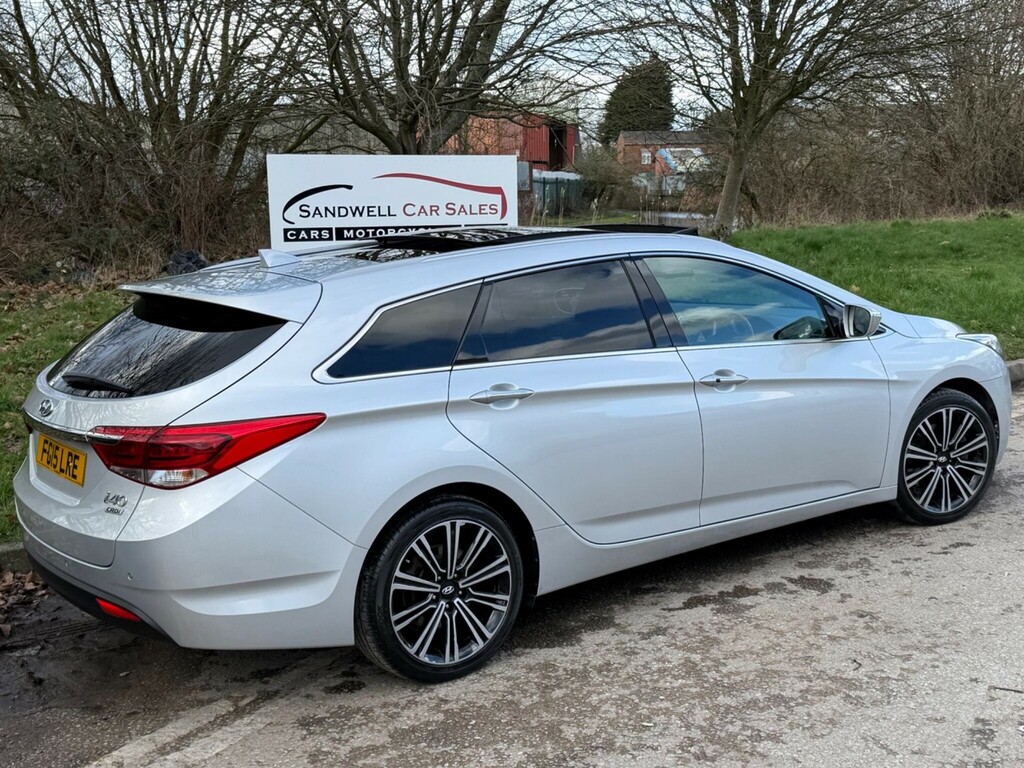 Hyundai I40 1.7 Crdi Blue Drive Premium Tourer Dct Euro 6 Ss Silver #4