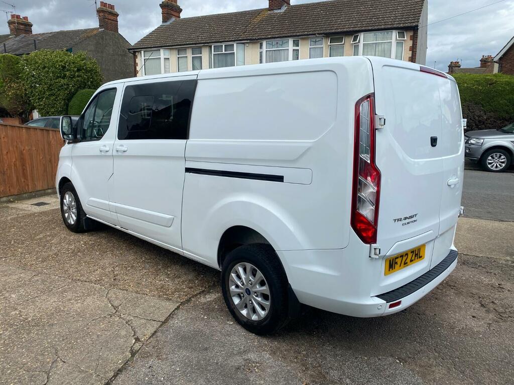 Ford Transit Custom 2.0 Transit Custom Limited Dciv 300 L2 2.0L Ecoblu MF72ZHL White #4