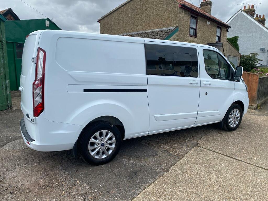 Ford Transit Custom 2.0 Transit Custom Limited Dciv 300 L2 2.0L Ecoblu MF72ZHL White #6