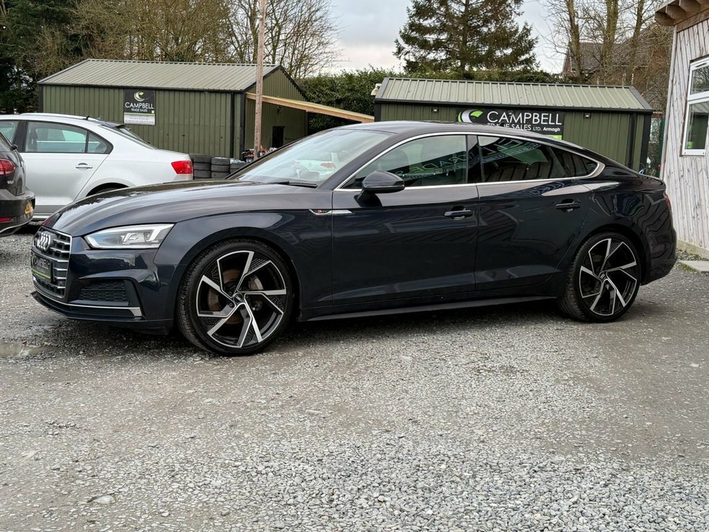 Audi A5 3L S Line MA67XPK Blue #3