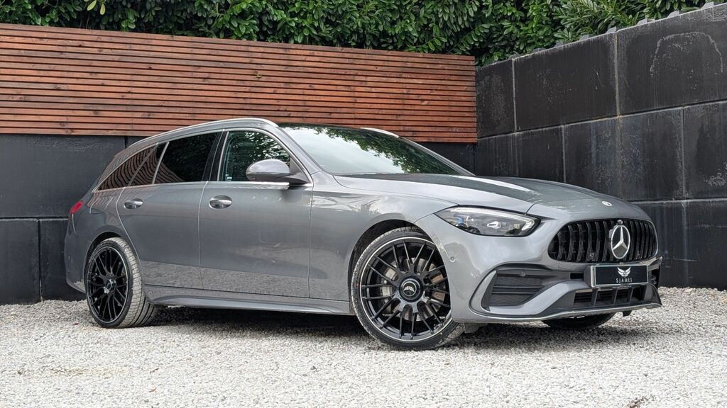 Mercedes-Benz C Class 2022 1.5 C200h Mhev Amg Line Premium Estate YM71MWE Grey #6