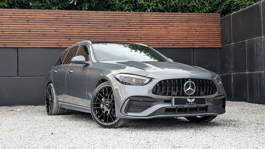 Mercedes-Benz C Class 2022 1.5 C200h Mhev Amg Line Premium Estate YM71MWE Grey #5