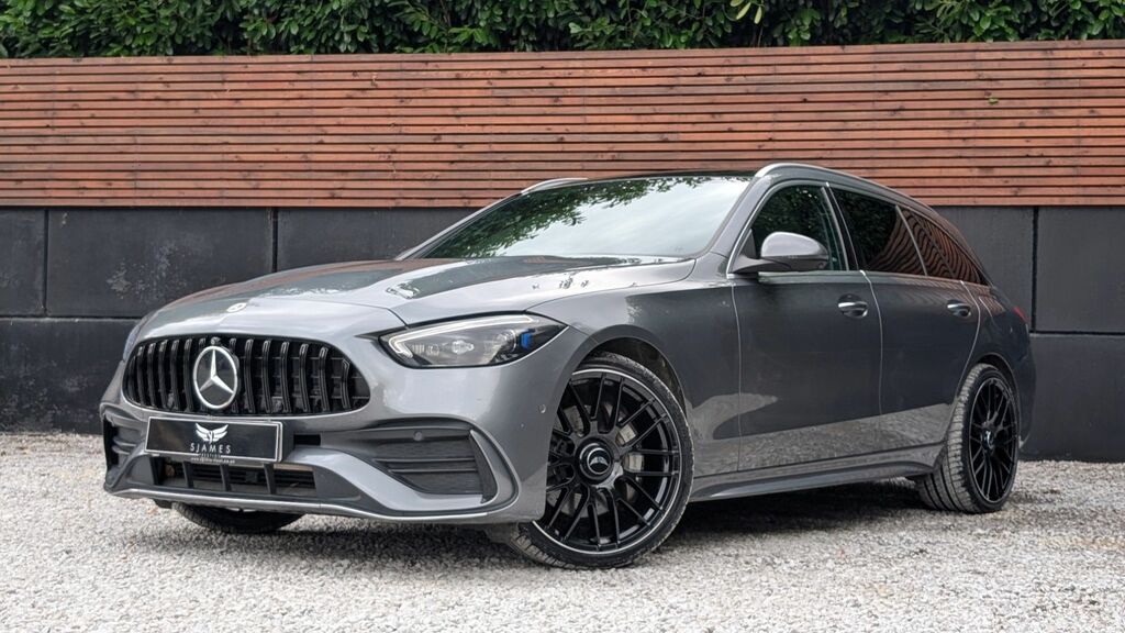Mercedes-Benz C Class 2022 1.5 C200h Mhev Amg Line Premium Estate YM71MWE Grey #4