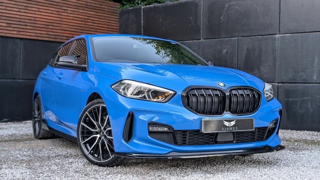 BMW 1 Series 2019 1.5 116D M Sport Hatchback Dct Eur Blue #3