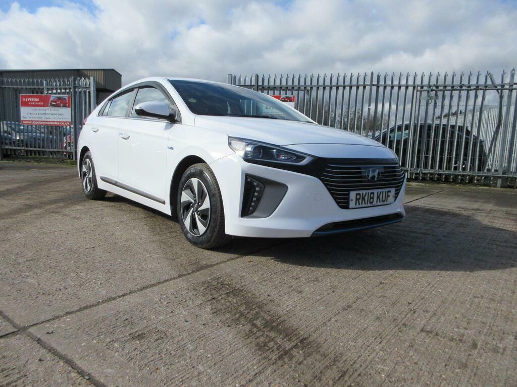 Hyundai Ioniq 1.6 H-gdi Premium Dct Euro 6 S S RK18KUF White #2