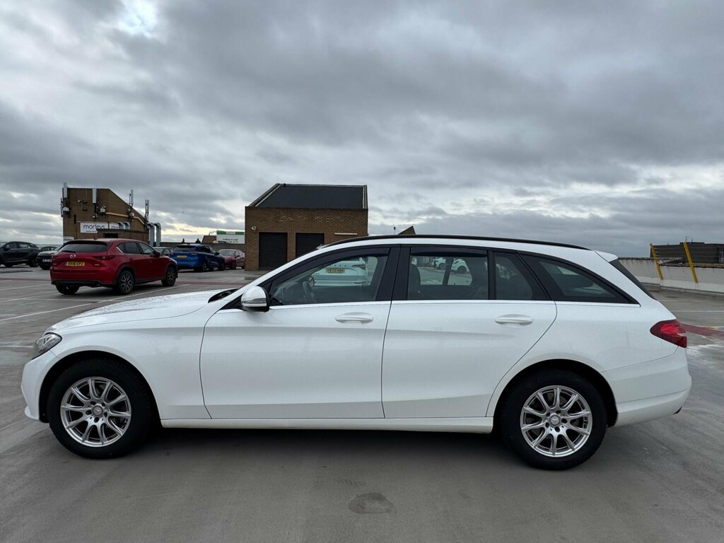 Mercedes-Benz C Class 1.6 C200d Se Euro 6 Ss CN66SPU White #4