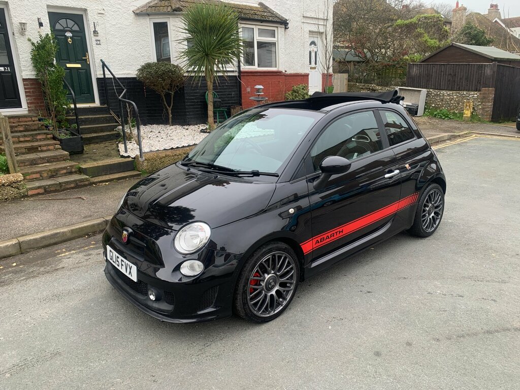 Abarth 500 1.4 T-jet Convertible Euro 5 13 Black #2