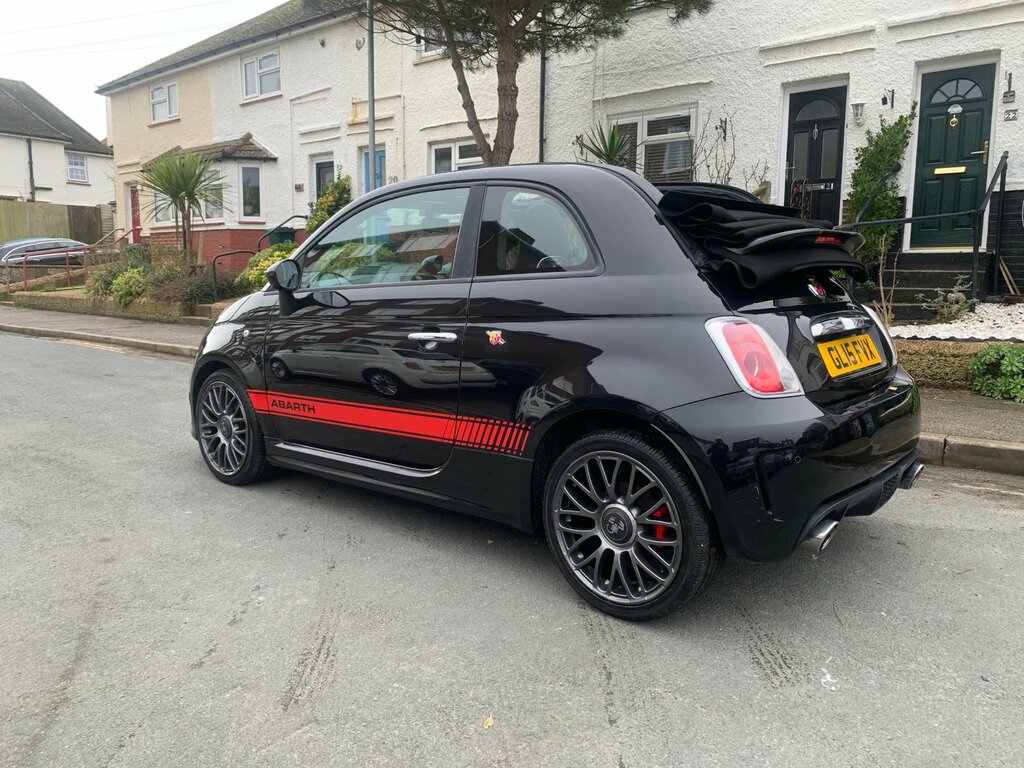 Abarth 500 1.4 T-jet Convertible Euro 5 13 Black #4