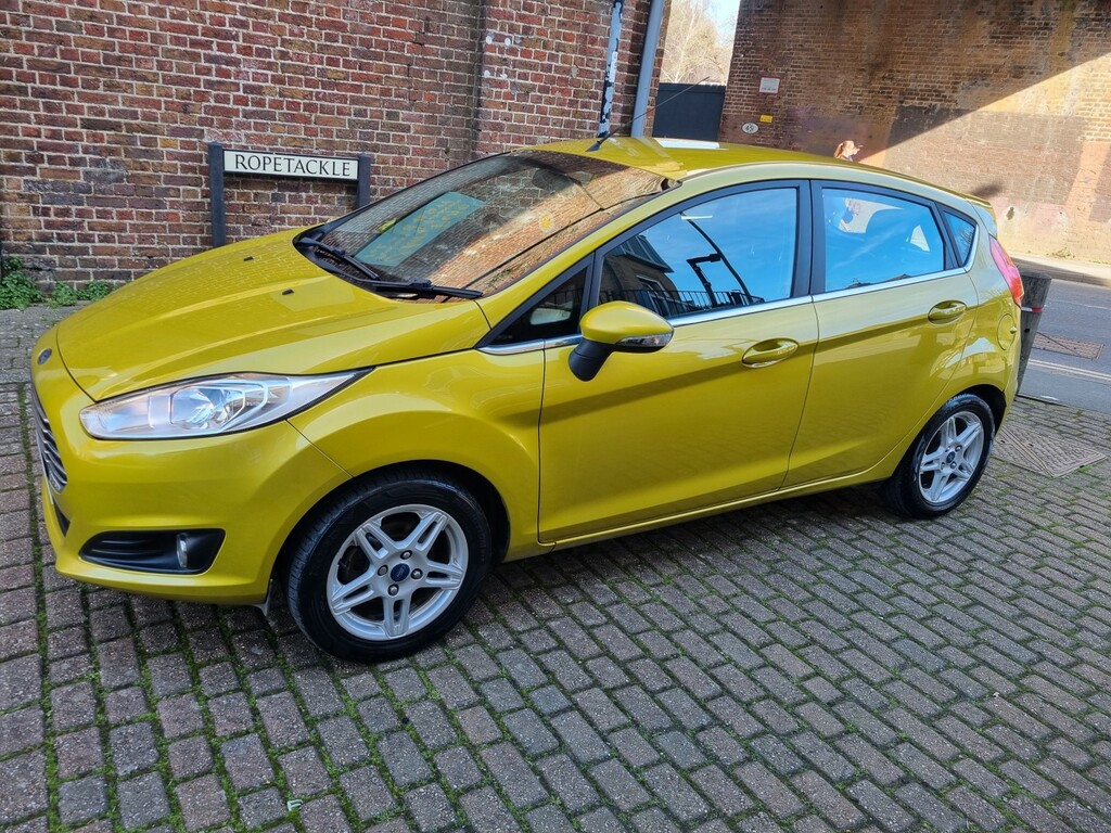 Ford Fiesta Hatchback 1.5 Tdci Zetec 2013 AK13FYZ Yellow #3