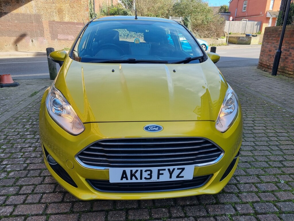 Ford Fiesta Hatchback 1.5 Tdci Zetec 2013 AK13FYZ Yellow #2