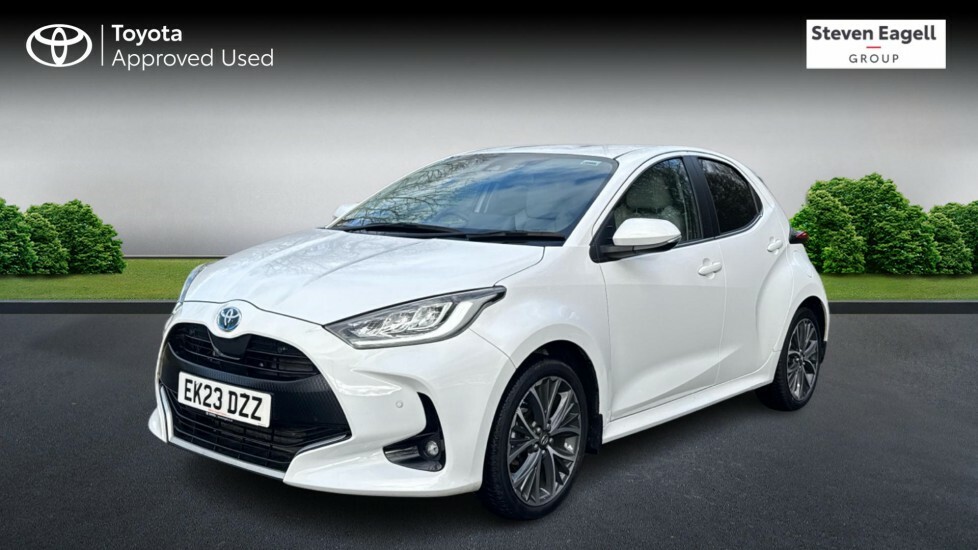 Toyota Yaris 1.5 Vvt-h Excel Hatchback Hybrid E-cvt EK23DZZ White #3