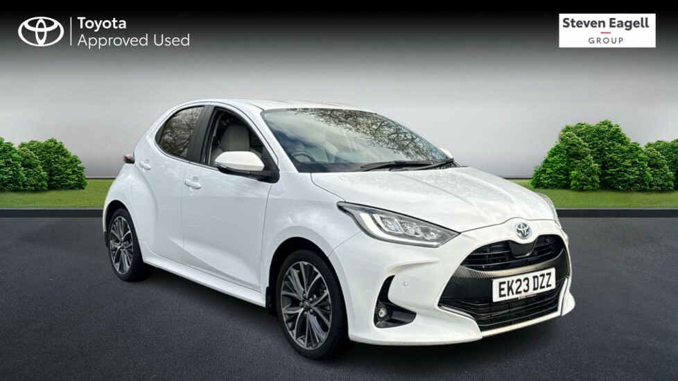 Toyota Yaris 1.5 Vvt-h Excel Hatchback Hybrid E-cvt White