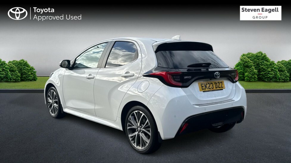Toyota Yaris 1.5 Vvt-h Excel Hatchback Hybrid E-cvt EK23DZZ White #4