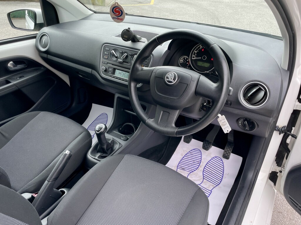 Skoda Citigo Hatchback 1.0 Mpi Greentech Elegance 201262 FY62BBF White #5