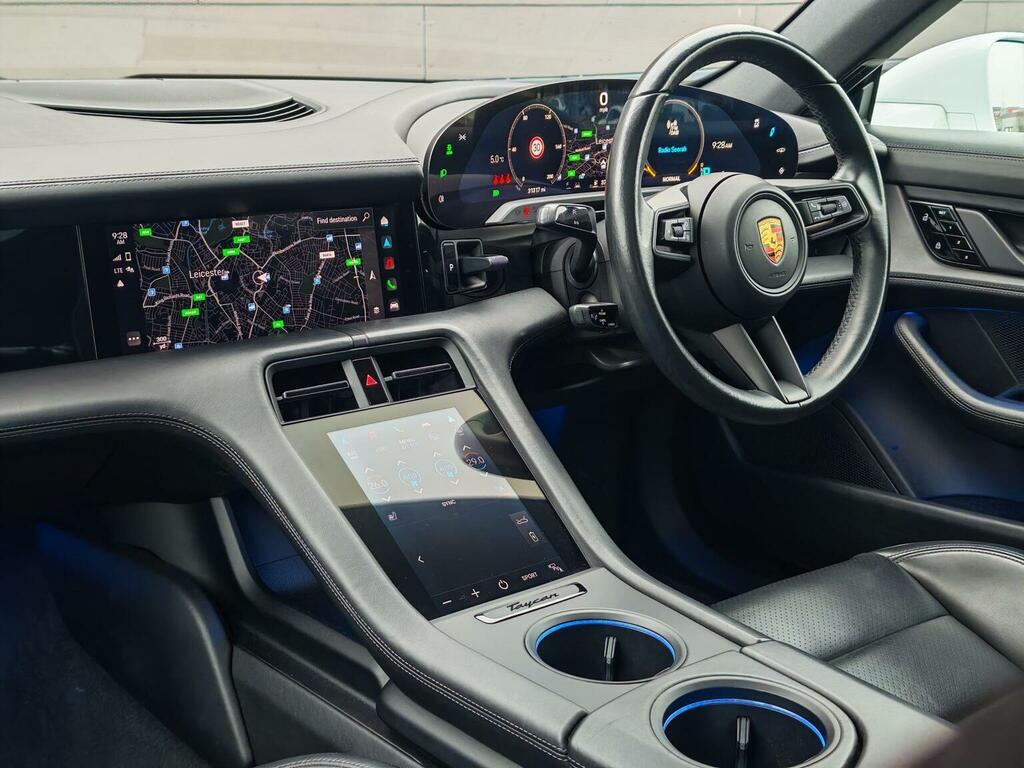 Porsche Taycan Saloon Performance Plus 93.4Kwh Rwd 2021 YR21AZK White #2