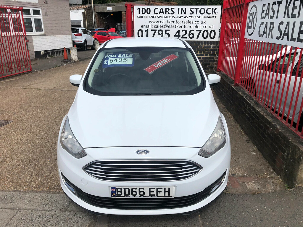 Ford C-Max 1.5 Tdci Titanium BD66EFH White #2