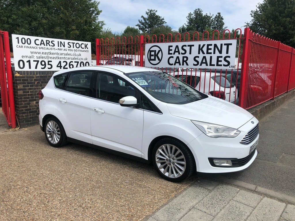 Ford C-Max 1.5 Tdci Titanium BD66EFH White #4