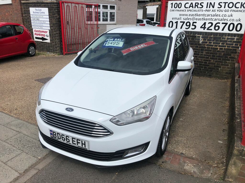 Ford C-Max 1.5 Tdci Titanium BD66EFH White #3
