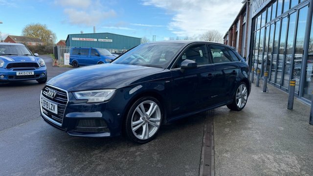 Audi A3 Sportback Tfsi S Line Blue