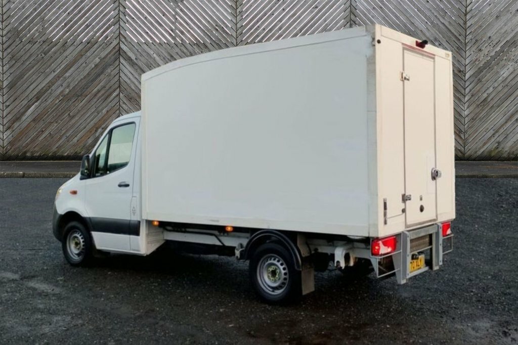 Mercedes-Benz Sprinter Fridge Box Van 7G-tronic Ultra Rare PJ70XLY White #5