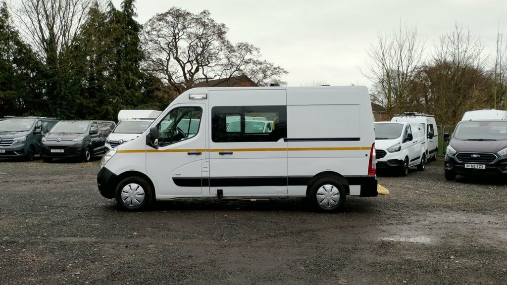 Vauxhall Movano L2 H2 Crew Van With Integrated Mess Unit With Air BD68LLN White #2